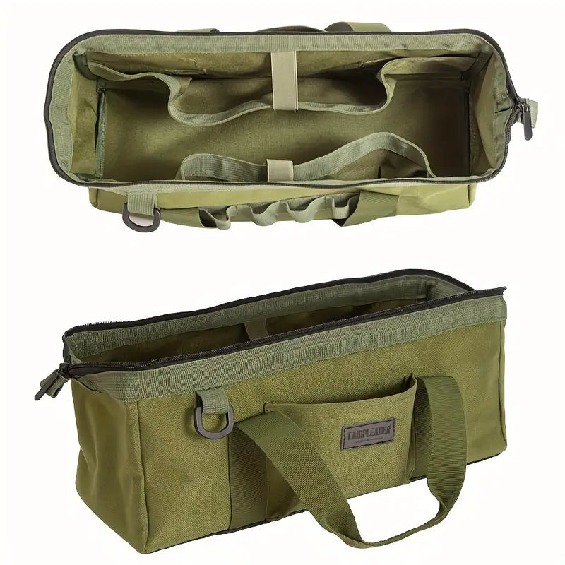 Portable Army Green Oxford Canvas Tool Storage Bag