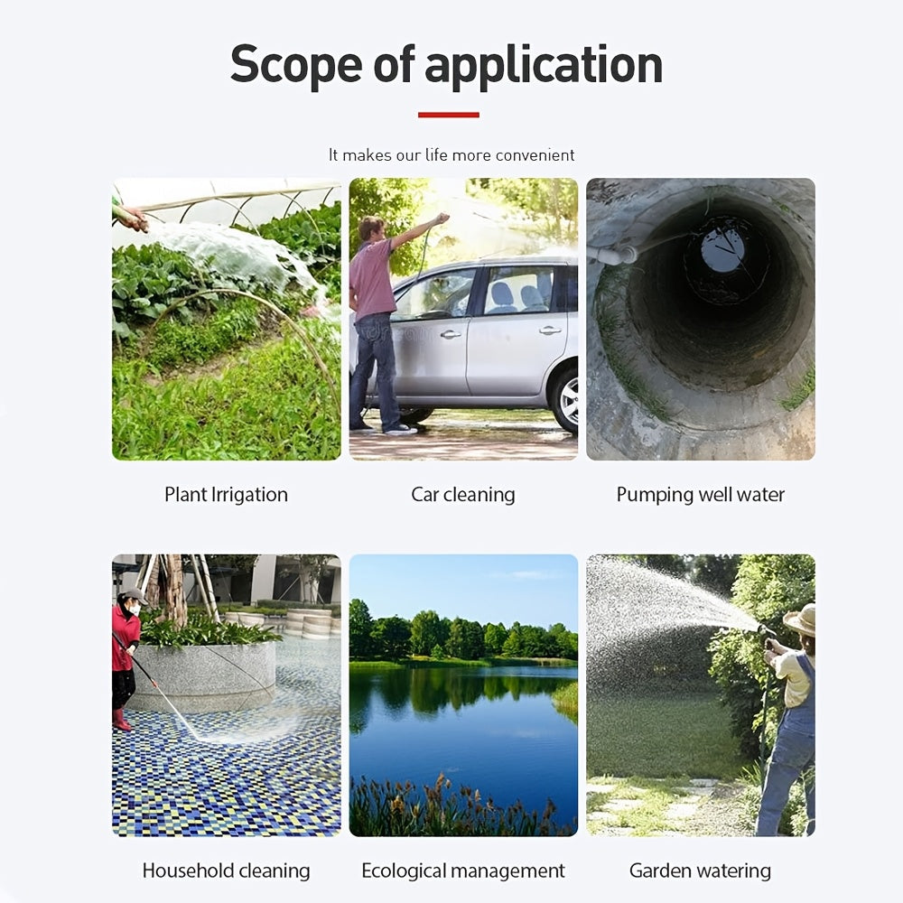 Submersible Water Pump with 3000L/H Stainless Steel