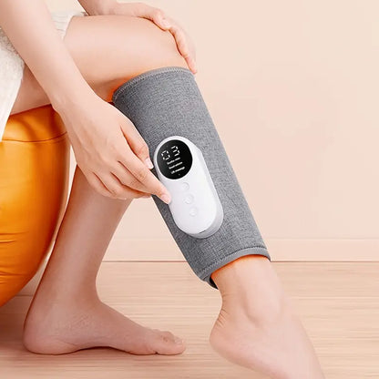 Electric Leg Massager - Cordless Calf Air Compression Massager with Heat
