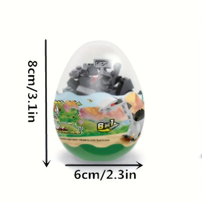 Dinosaur Egg Building Blocks for Kids (6pcs)