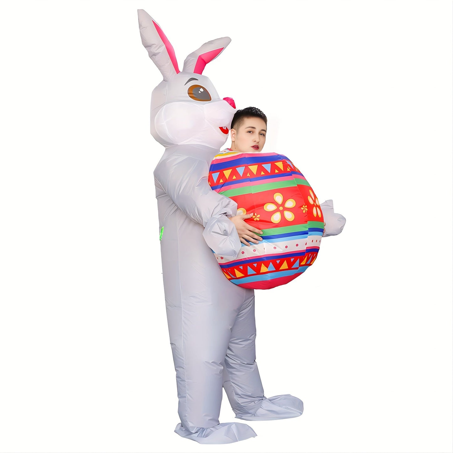 Inflatable Bunny Costume for Easter and Halloween Parties