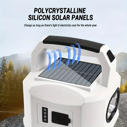 Solar Powered Camping Lantern with Multifunctional Charging - Your Ultimate Outdoor Companion