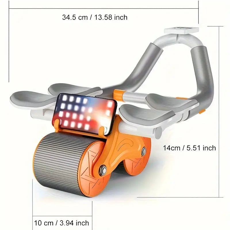 Rapid Rebound Abdominal Exercise Wheel - Dual-Wheel Design