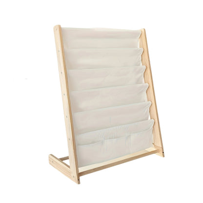 Wooden Bookshelf with Legs with Open Storage