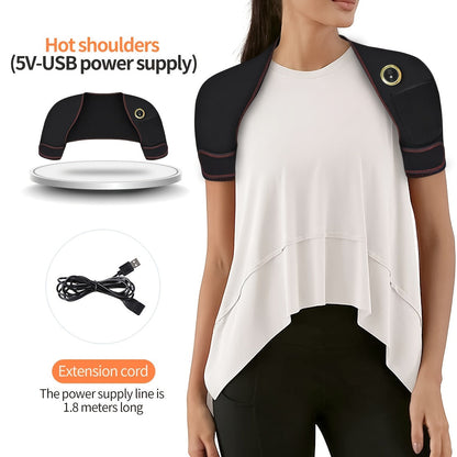 Dual Shoulder Heating Massager USB Temperature Control