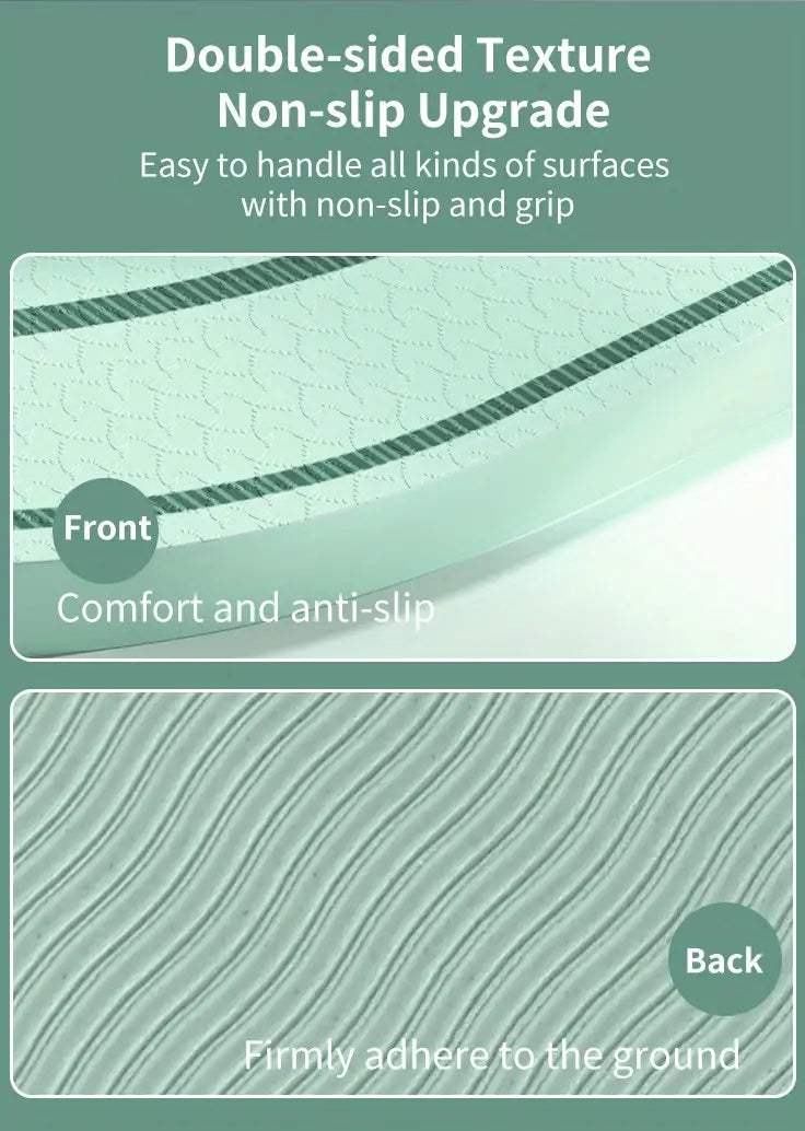 1pc Indoor Thicken Non-slip Fitness Mat - Shock Absorption Mute Skipping Pad