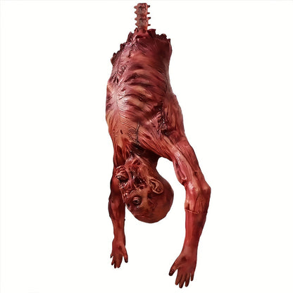 Half Body Latex Squeaky Skeleton - Hanging Decoration