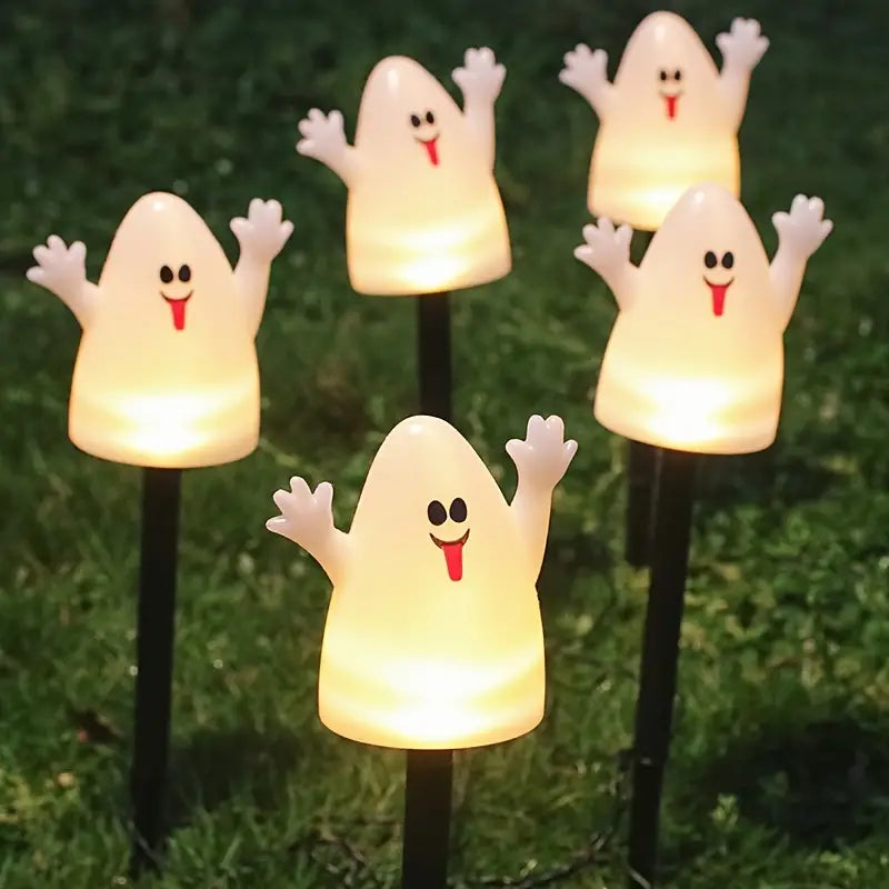 5 In 1 Ghostly Glow Solar Ground Light