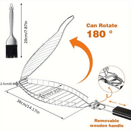 Fish Grilling Basket with Handle