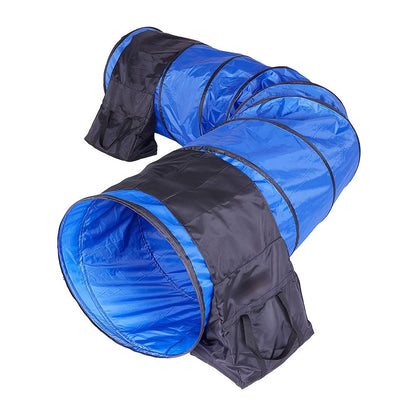 Foldable Dog Agility Training Tunnel