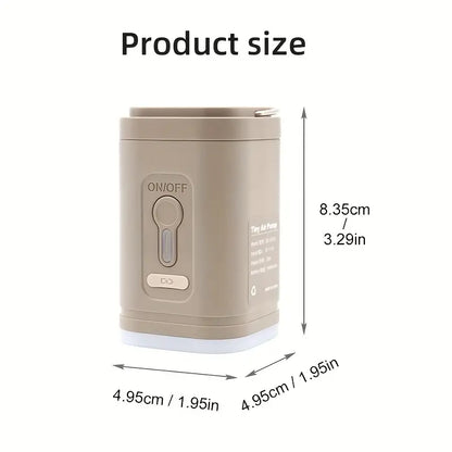Khaki Portable Wireless Electric Air Pump