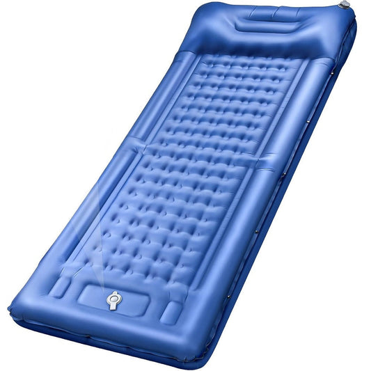 5-Inch Inflatable Camping Sleeping Mat with Pillow