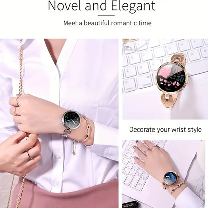 Rose Golden Women's Smartwatch - Health, Fitness, Sleep Tracker