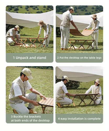 Unleashing the Magic of the Outdoor Double-sided Folding Table