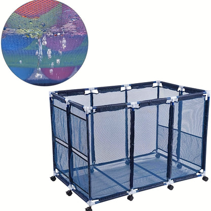 Mesh Pool Storage Organizer Cart with Wheels