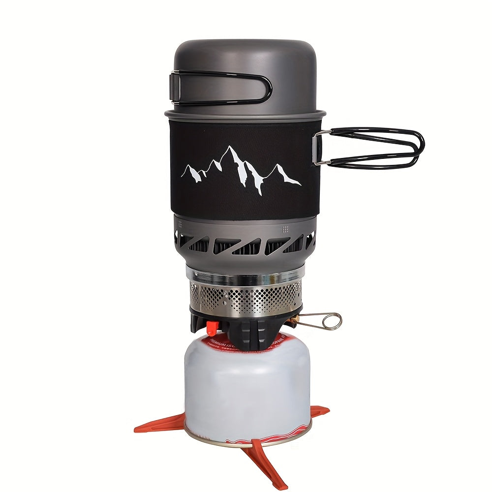 Portable Outdoor Stove with Pot & Ignition