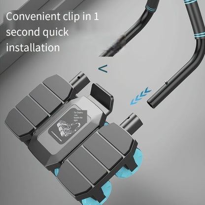 6-Wheel Ab Trainer with Elbow Support & Pad