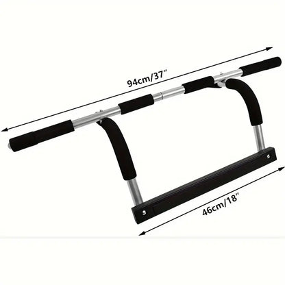 Multifunctional Pull-Up Bar Door Rack: Stainless Steel Upper Body Trainer