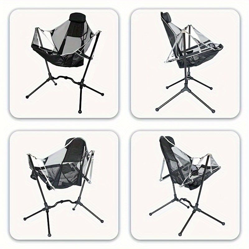 Folding Outdoor Chair with Footrest