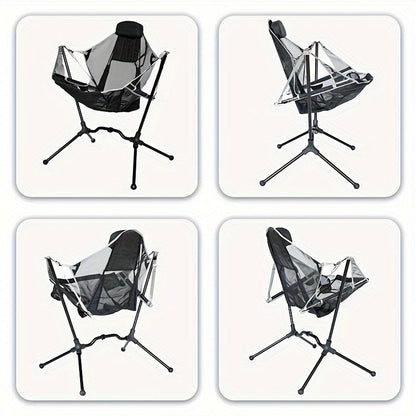 Folding Outdoor Chair with Footrest