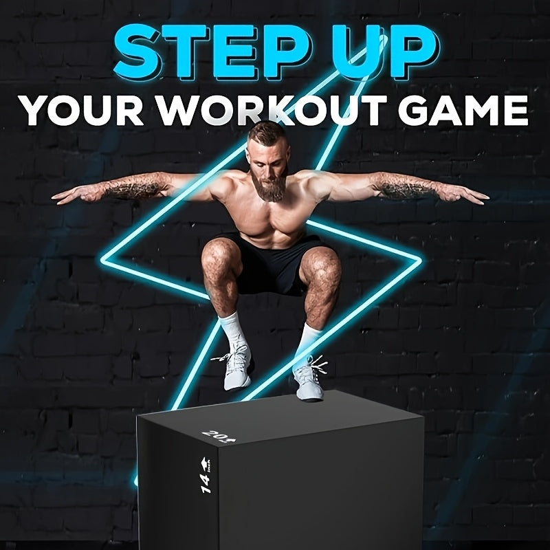 3-in-1 PVC Fitness Jump Box Training Platform