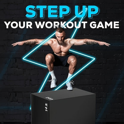 3-in-1 PVC Fitness Jump Box Training Platform