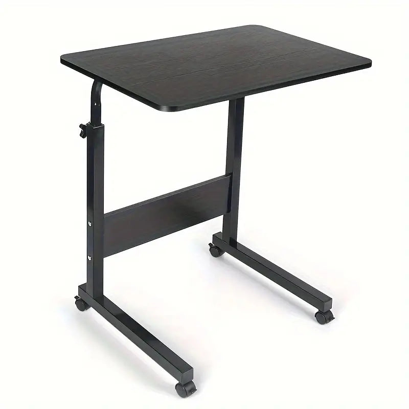 Black Lift Table Desk with Pulley to Adjust Height