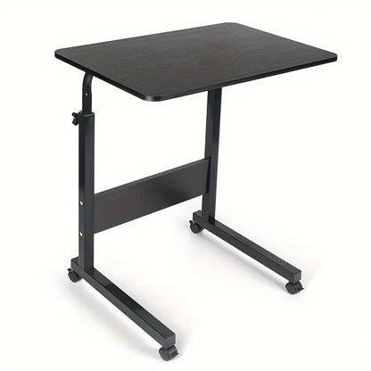 Black Lift Table Desk with Pulley to Adjust Height