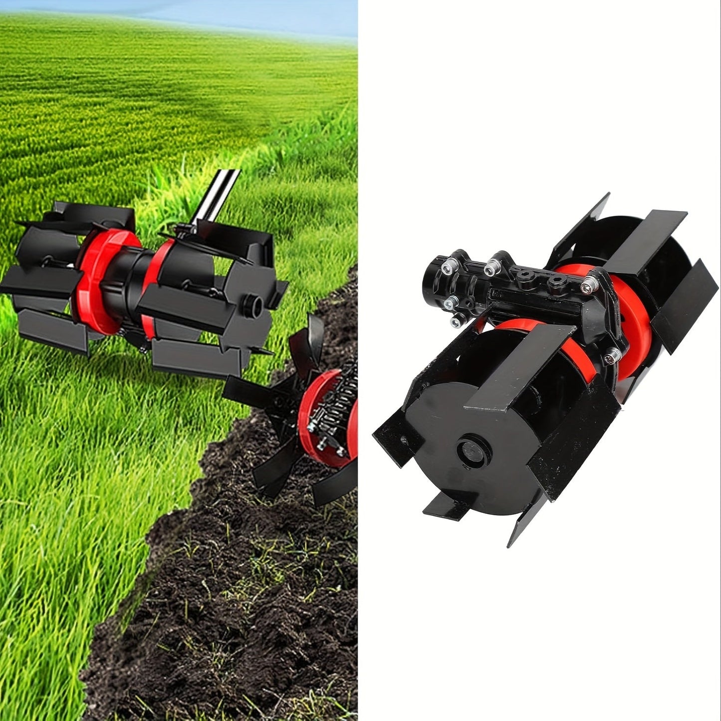 9-Blade Grass Trimmer Weeding Wheel