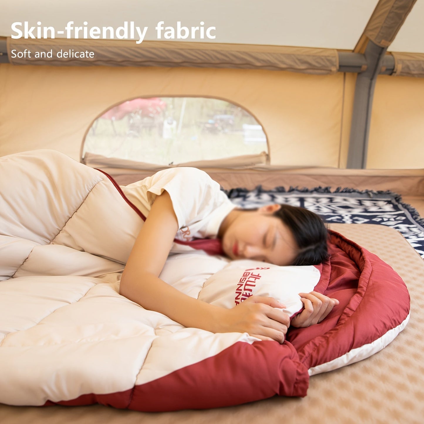 All-Season Oval Camping Sleeping Bag