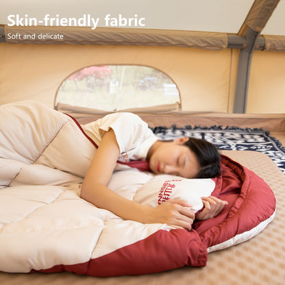 All-Season Oval Camping Sleeping Bag