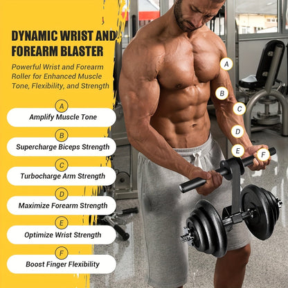 Ultra-Strong Forearm & Wrist Strengthener - Fitness Training(Black)