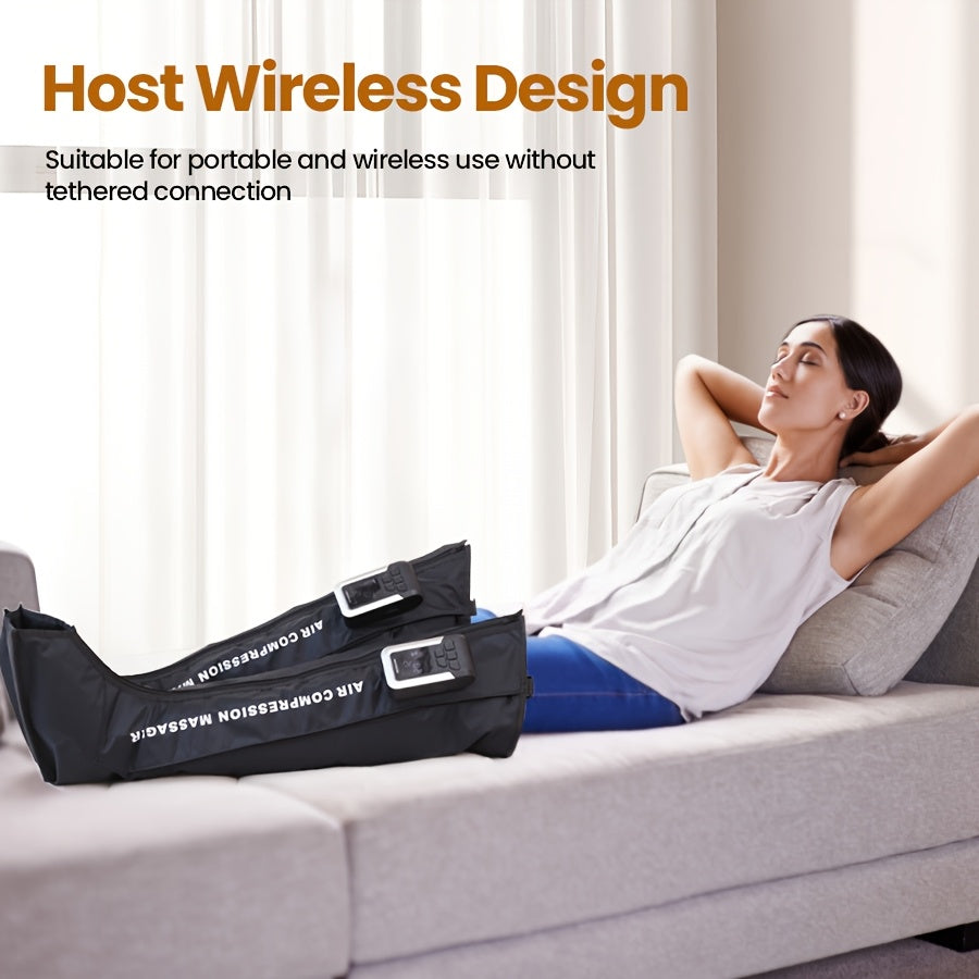 Air Wave Leg Massager with 3D Compression Therapy