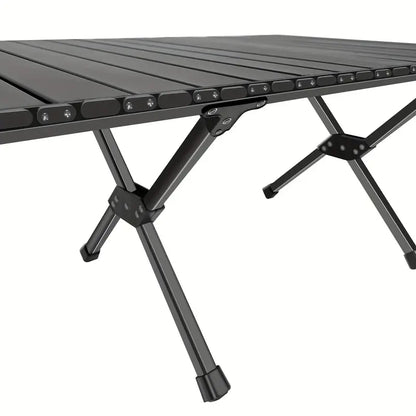Portable Aluminum Folding Table with Carrying Bag