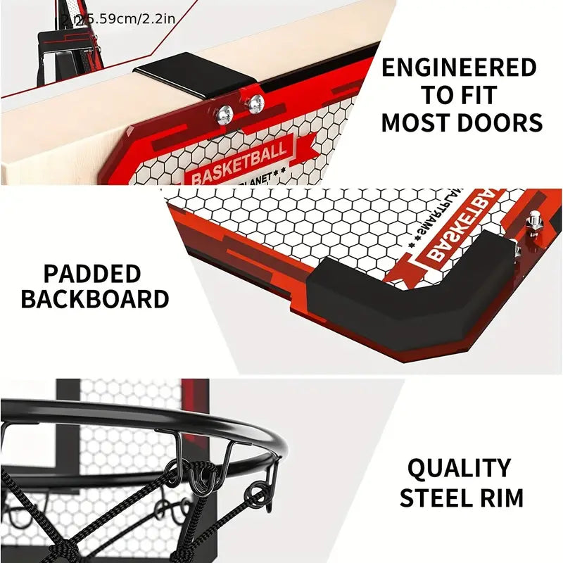 Glow Hoops: Interactive LED Basketball Hoop Set for Kids