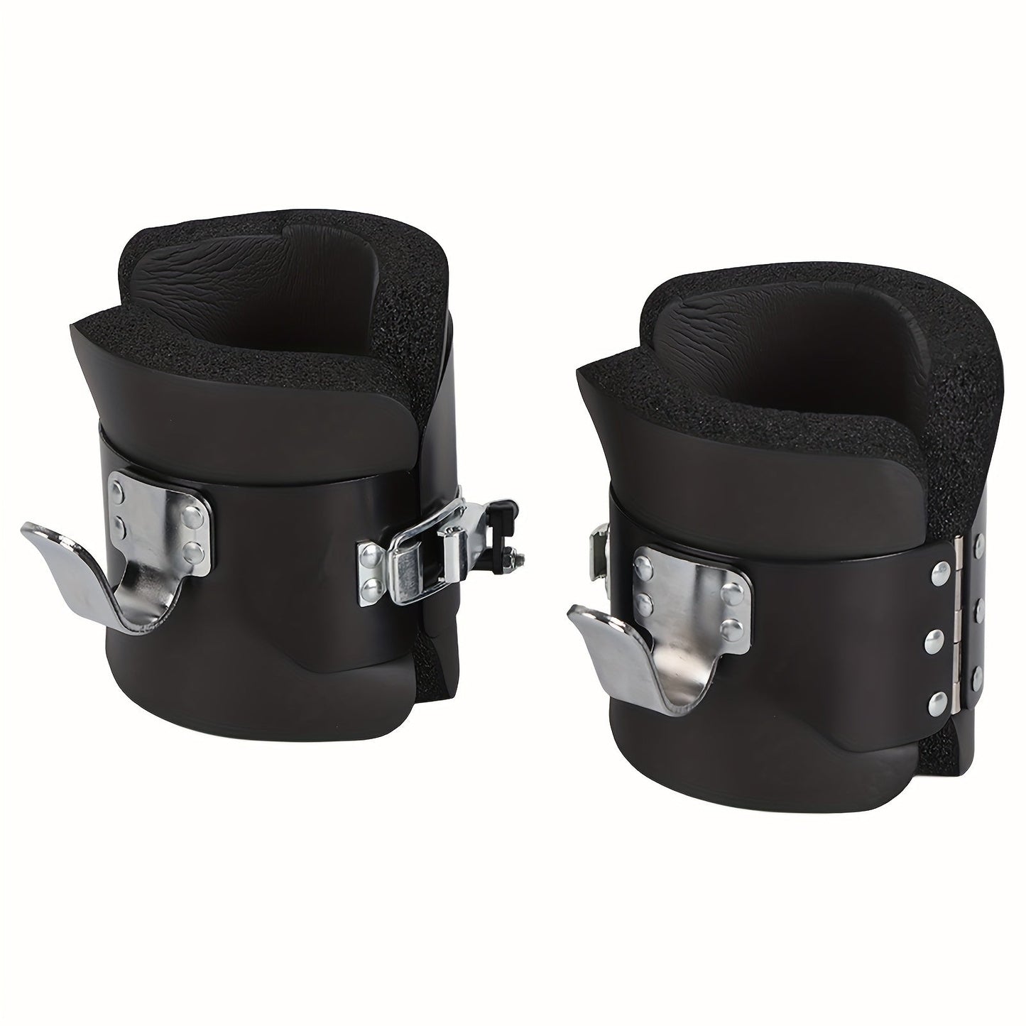 Solid Steel Frame Fitness Gravity/Inversion Boots(Black)