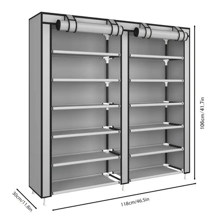 Keep your footwear collection in perfect order with this Free Standing Shoe Organizer