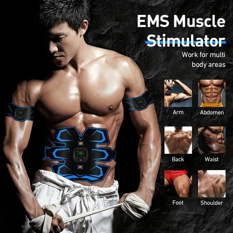Abdominal Muscle Stimulator Trainer with 6 Modes and 19 Intensity Levels