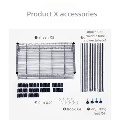 5-Tier Heavy-Duty Storage Rack