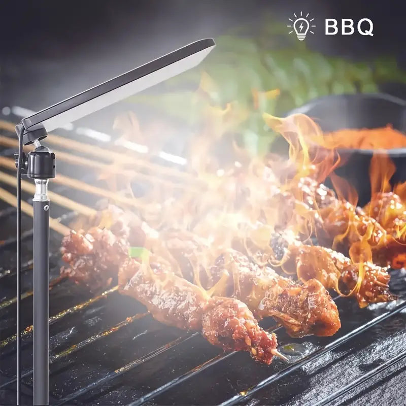 Black Matte Portable Outdoor Camping Lamp with USB Charging