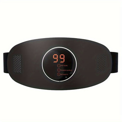 1pc Electric Waist Sculpting Massager - Black