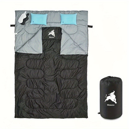 Double Sleeping Bag with Pillows (4 Season)