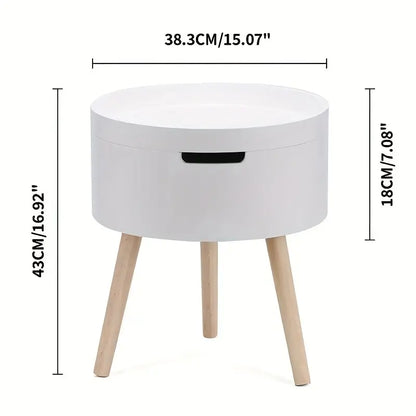 Stylish - Practical Open-Top Storage Side Table