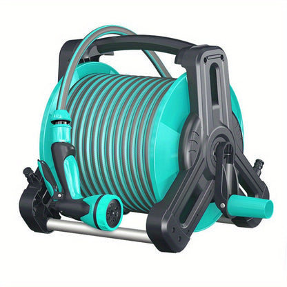 Garden Hose Reel Set with Spray Gun