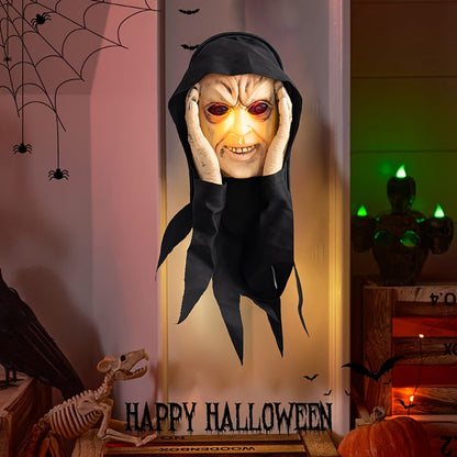 Witch Hanging Decoration Glowing Eyes