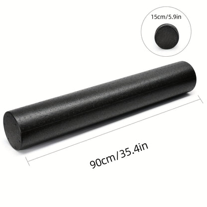 Yoga Foam Roller for Muscle Massage, Stretching & Relaxation(Black)