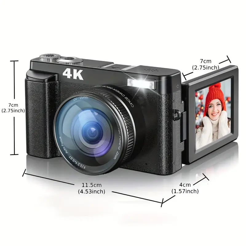 4K Digital Camera: Capture Every Detail in Stunning Clarity