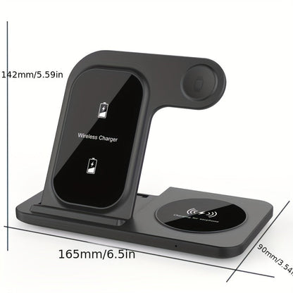 3-in-1 Fast Wireless Charger for iPhone & Apple Devices