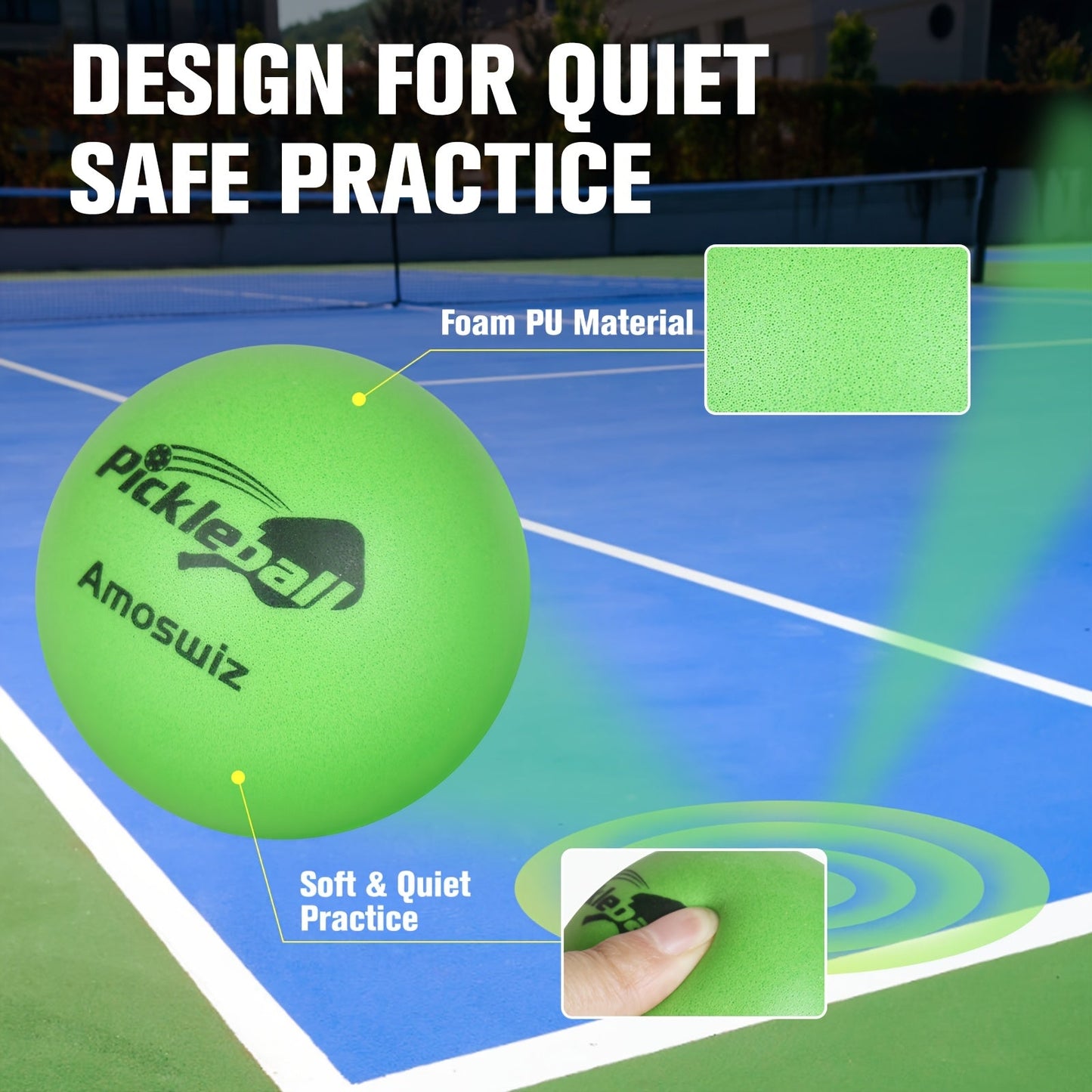 Foam Pickleballs Training Set (6-Pack)