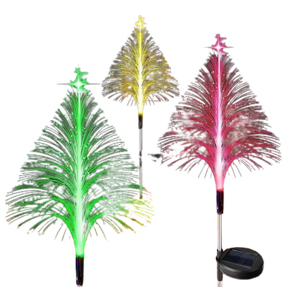 Radiant Solar Spectrum: 7 Color Changing Christmas Tree Lights